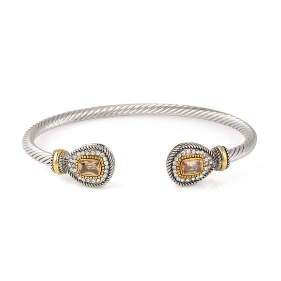 CITRINE ROPE CABLE BRACELET - Picture 3 of 6